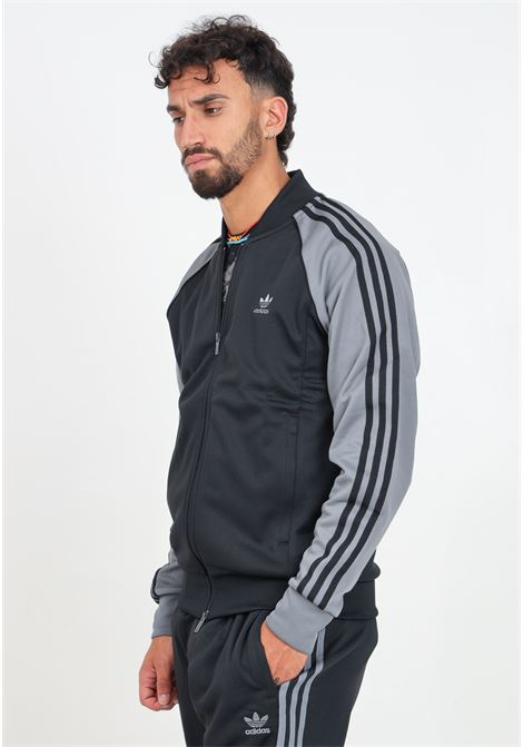 Felpa con zip adicolor Classics SST nera da uomo ADIDAS ORIGINALS | IY9858.